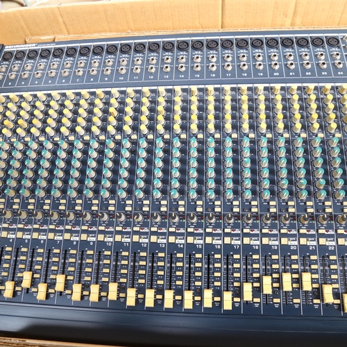 261 - A Behringer 32-channel mixing desk with separate power source, rack mountable, in good working order... 