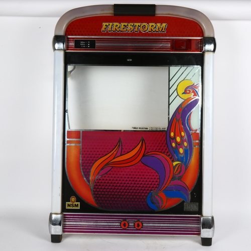 50 - A Firestorm jukebox front cover, 87cm x 60cm