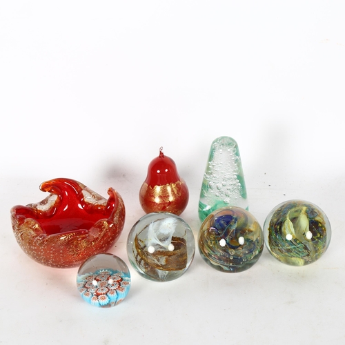 546 - Caithness, Murano and other glass paperweights etc