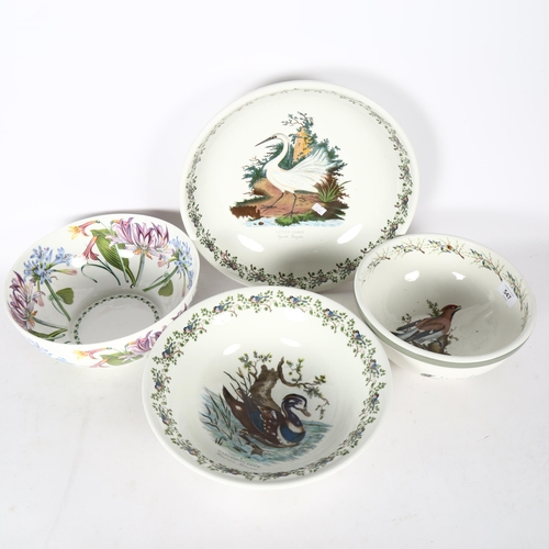 547 - 3 Portmeirion Birds Of Britain bowls, largest 32cm, and 1 other Portmeirion bowl (4)