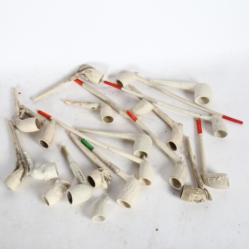 715 - Assorted Antique clay pipes