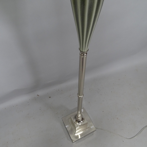 2161 - A modern Art Deco style standard lamp, height overall 173cm