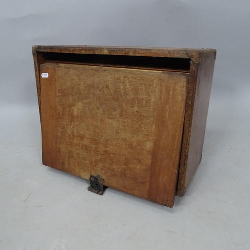 2323 - An early 20th century engineer's tool chest, 46cm x 34cm x 22cm