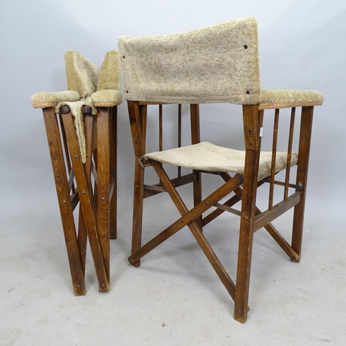 2629 - A pair of Haxyes folding director's chairs