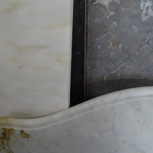 2660 - 3 various pieces of marble, largest 100cm x 48cm