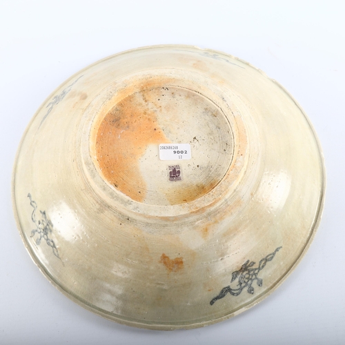 1098 - A Chinese Provincial terracotta bowl, diameter 28cm