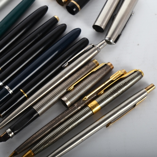 1114 - A group of fountain pens and ballpoint pens