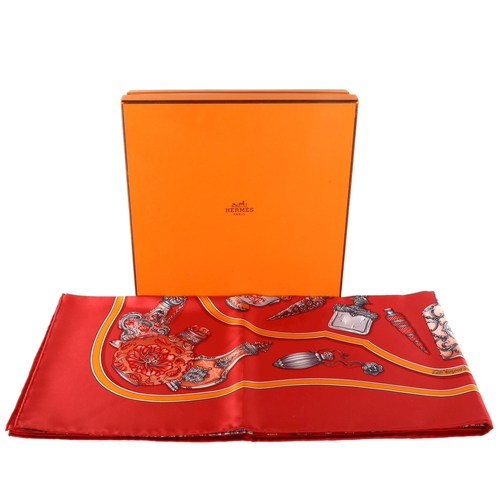 1139 - HERMES - a silk scarf in original box