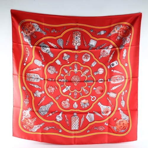 1139 - HERMES - a silk scarf in original box