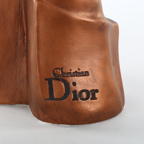 1154 - CHRISTIAN DIOR - original painted plaster advertising figure, height 57cm