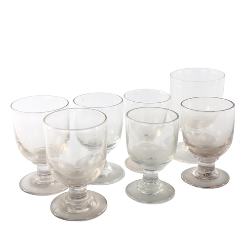 1156 - A group of 7 various 18th century ale glasses