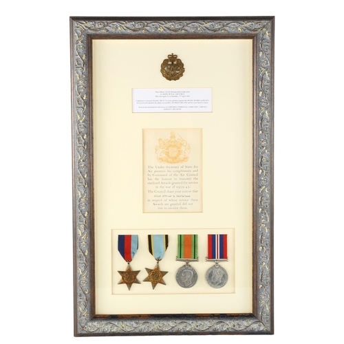 1164 - A group of 4 Second World War RAF medals, awarded to Pilot Officer William MacFarlane 142540, 61 Sqd... 