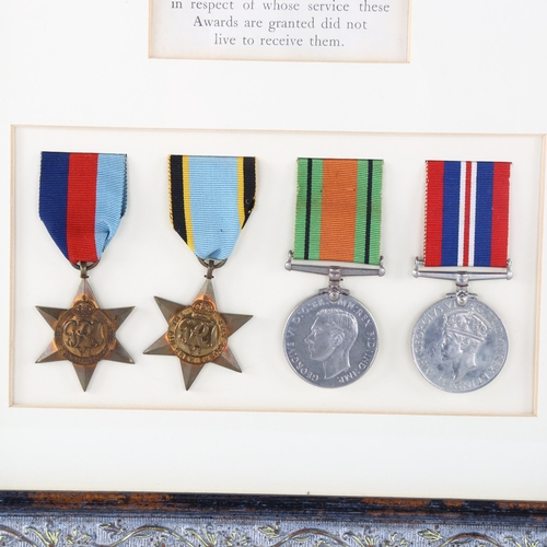 1164 - A group of 4 Second World War RAF medals, awarded to Pilot Officer William MacFarlane 142540, 61 Sqd... 