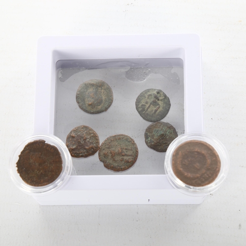 1211 - 7 unidentified Roman bronze coins