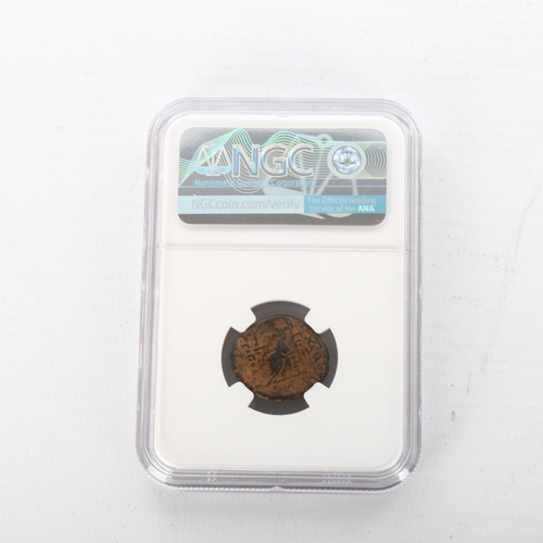 1212 - A Syrian, Antioch Roman rule coin after 64/5 BC, slabbed, NGC certified