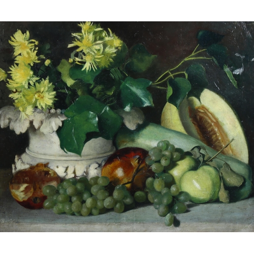 1513 - Rosina Beatrice Wild, oil on canvas, still life, signed, 45cm x 52cm, framed