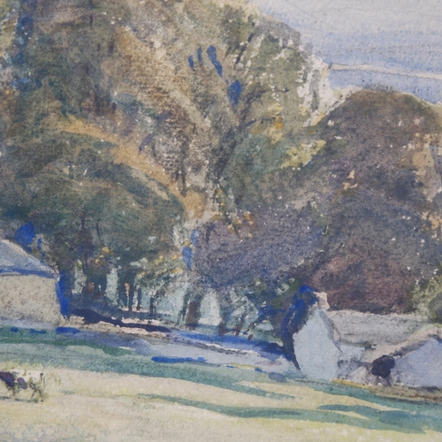 1536 - Arthur Reginal Smith (1873 - 1935), watercolour, farm landscape, signed, 23cm x 37cm, framed