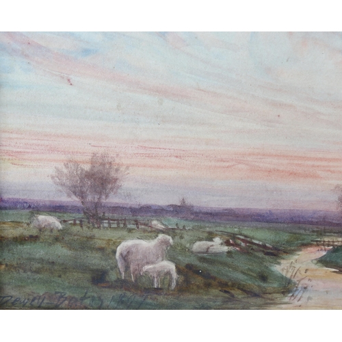 1543 - Dewey Bates, 2 watercolours, Rye scenes, 27cm x 37cm, 1 framed