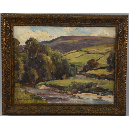 1571 - Owen Bowen (1873 - 1967), oil on canvas, Yorkshire landscape, signed, 36cm x 46cm, framed