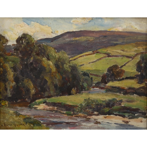 1571 - Owen Bowen (1873 - 1967), oil on canvas, Yorkshire landscape, signed, 36cm x 46cm, framed