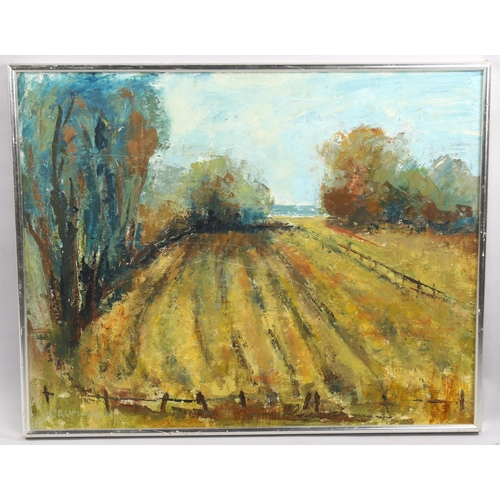 1663 - Jean Crummack, oil on board, landscape, 60cm x 76cm, framed