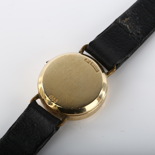 17 - OMEGA - a lady's gold-filled De Ville quartz wristwatch, ref. 1353, case width 19mm, not currently w... 