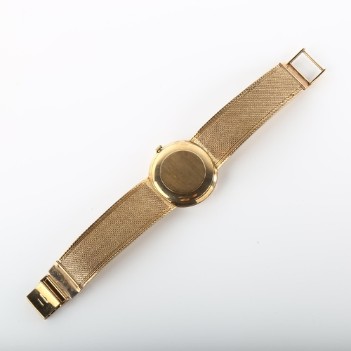 8 - OMEGA - a Vintage 9ct gold Geneve mechanical bracelet watch, ref. 331/25410, circa 1970, silvered di... 