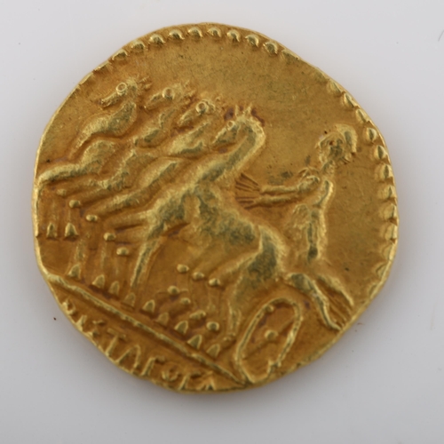 275 - A replica Kyrenaika, Kyrene, gold stater, diameter 17.2mm, 4g