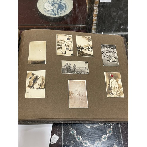 1042 - MILITARY INTEREST - photograph album dated 1914 - 1916 containing portrait group photos from the Ess... 