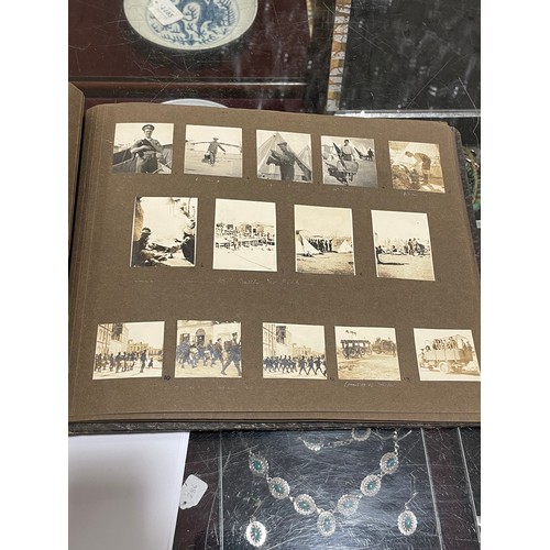 1042 - MILITARY INTEREST - photograph album dated 1914 - 1916 containing portrait group photos from the Ess... 