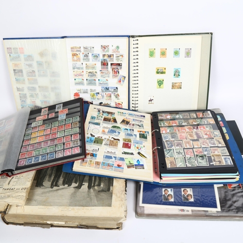 104 - 11 albums of worldwide stamps