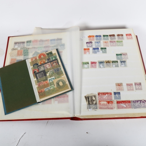 106 - An album of Victorian and other stamps, including Penny Reds, green half pennies, blue half pennies,... 