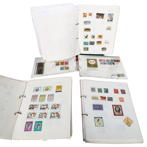 115 - 9 albums of world and UK stamps