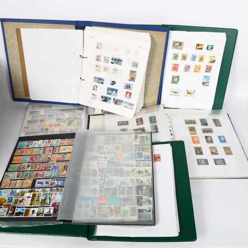 115 - 9 albums of world and UK stamps