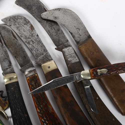 136 - A group of Vintage penknives, including Lockwood Brothers, Marple & Sons (10)