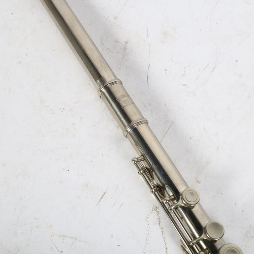 280 - Hernals Vintage flute, model S100, Tokyo Japan, with original rigid carry case