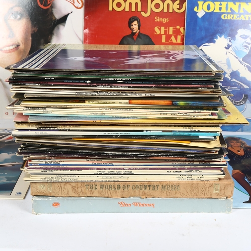 282 - Various vinyl and LPs, including Johnny Cash