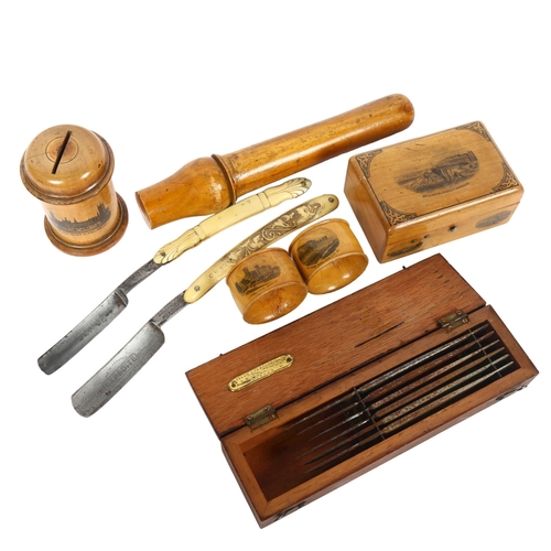 A set of boxed Vintage scalpels, by Allen & Hanburys Ltd of London, a ...