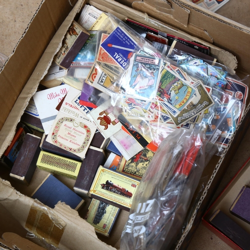 408 - A large quantity of matchbox covers and boxes (boxful)