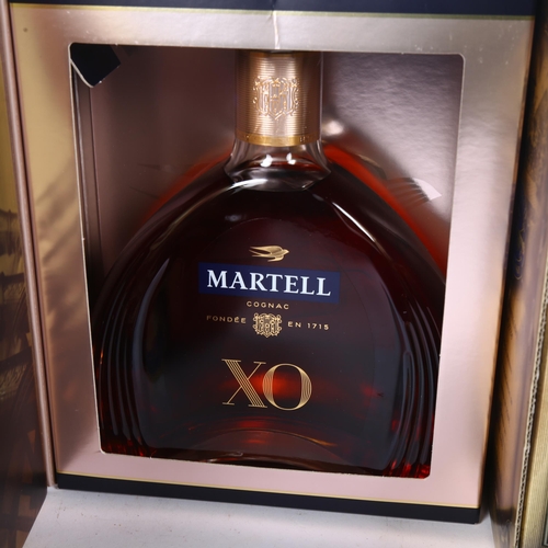 465 - 2 boxed Royal Salute Scotch Whisky, and a boxed Martell Cognac