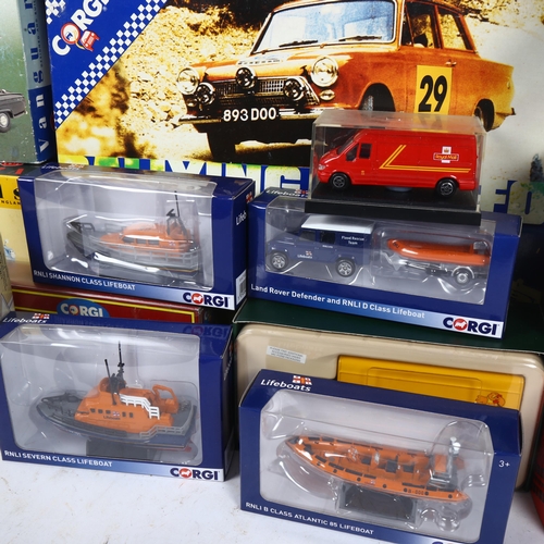 610 - A quantity of Corgi Classics, Corgi, Vanguards diecast vehicles, vehicles are boxed or in display ca... 