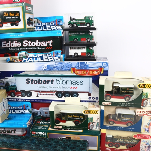 614 - A quantity of Corgi, Corgi Classics, Vanguards etc, diecast models, all models boxed and Eddie Stoba... 