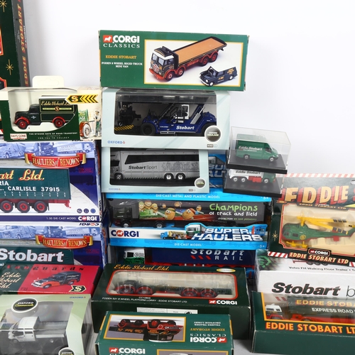 616 - A quantity of Corgi, Oxford Commercials, Atlas Editions etc diecast vehicles, all boxed and Eddie St... 