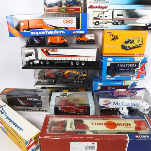 620 - A quantity of Corgi, Oxford etc diecast vehicles, all boxed or in display cases, including Corgi lim... 