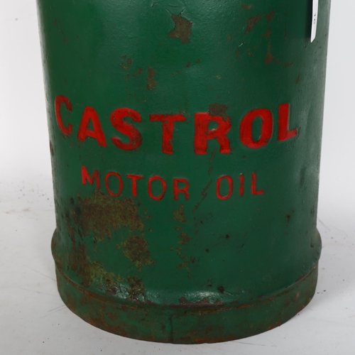 16 - A Vintage Castrol Motor Oil can, plaque narrative When empty return to Messrs Castrol Ltd Hayes, Mid... 