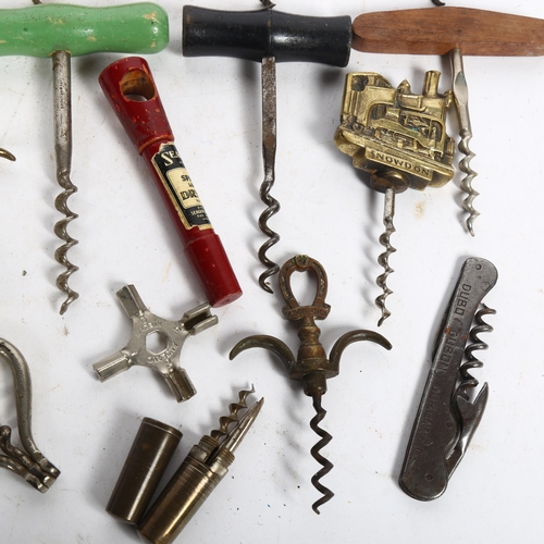 748 - A collection of Vintage corkscrews