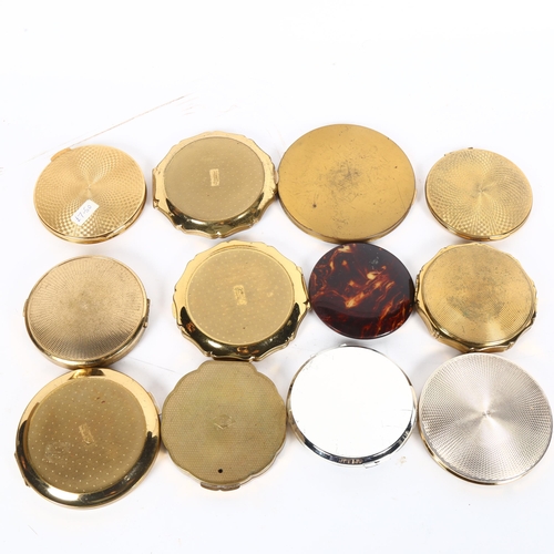 817 - A quantity of Vintage compacts, including Stratton, Iris, Kigu etc