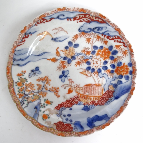 220 - 2 x 19th century Chinese Imari plates, and a pair of plates (4)