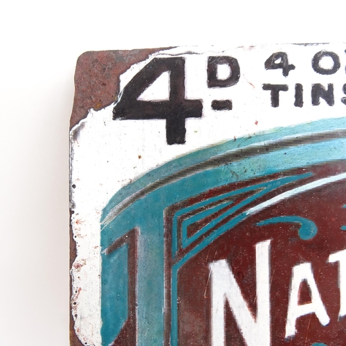 880 - Natural Health Salt, manufactured by Wilkinson & Simpson Ltd, Newcastle-upon-Tyne enamel sign, 16 x ... 