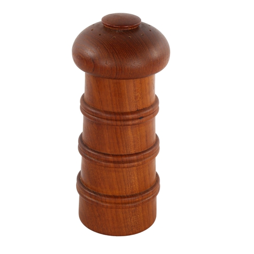 104 - JENS HARALD QUISTGAARD for Dansk Design, a 1960/70s' teak salt and pepper grinder, based on chess pi... 